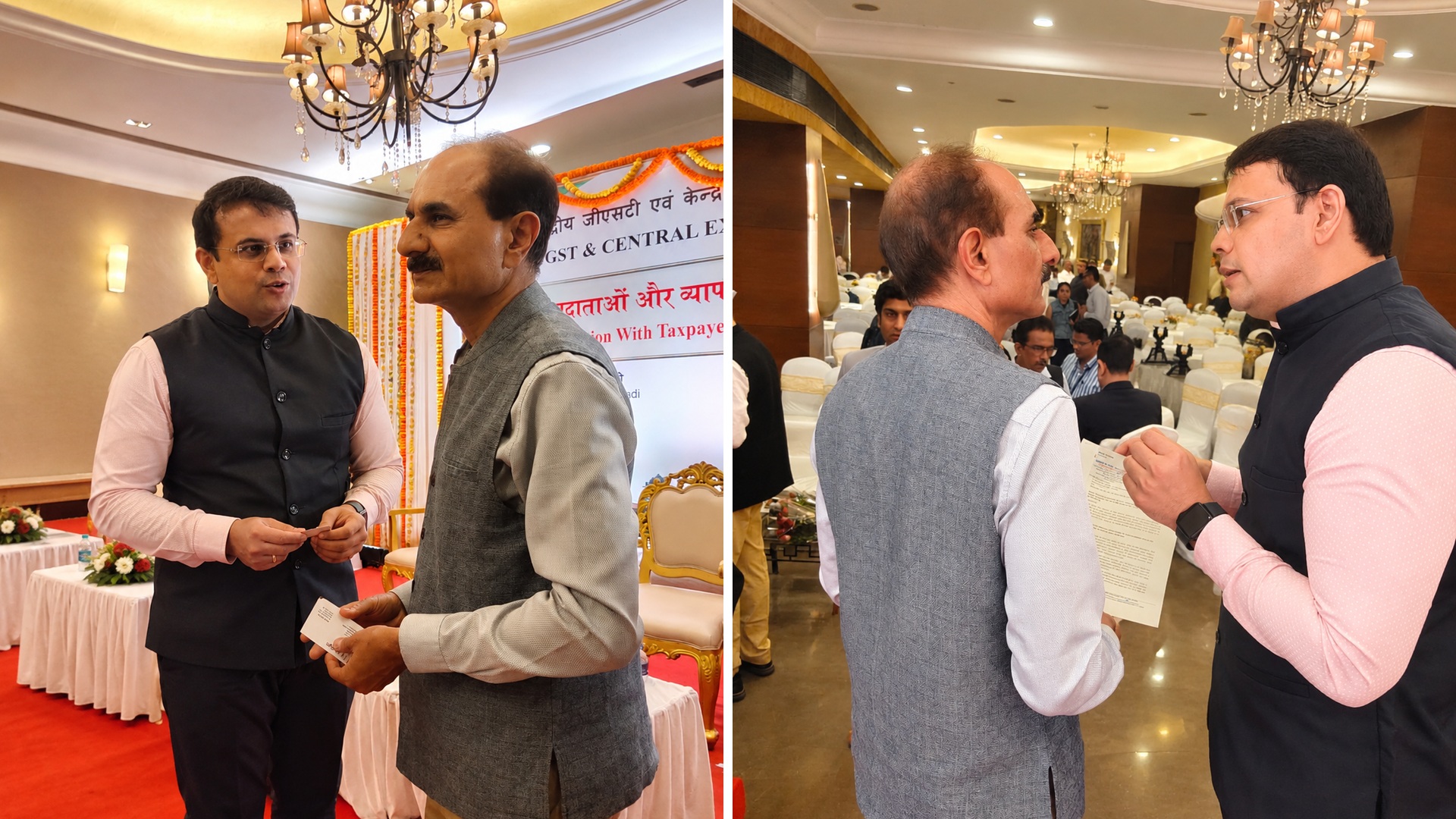 COSIA Rep Mr. Nandan Khambete discussing GST related issues with CBIC Member Mr. Sanjay Mangal